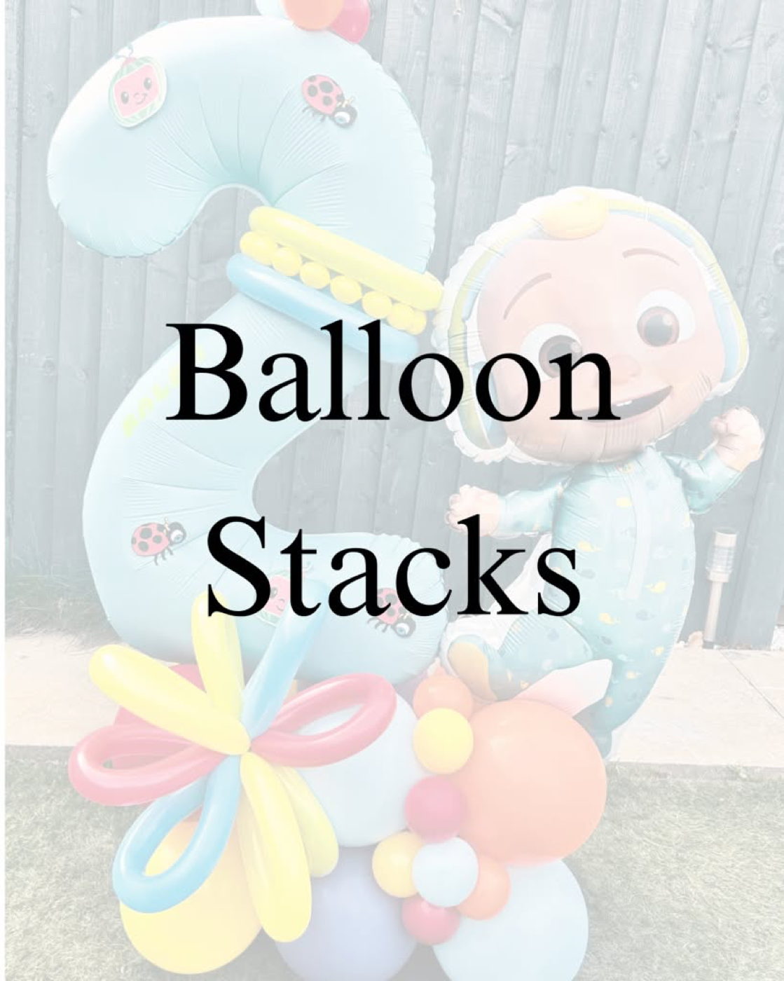 Michelle's Balloon Emporium colourful children's birthday display Swinton